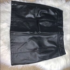 Faux Leather skirt